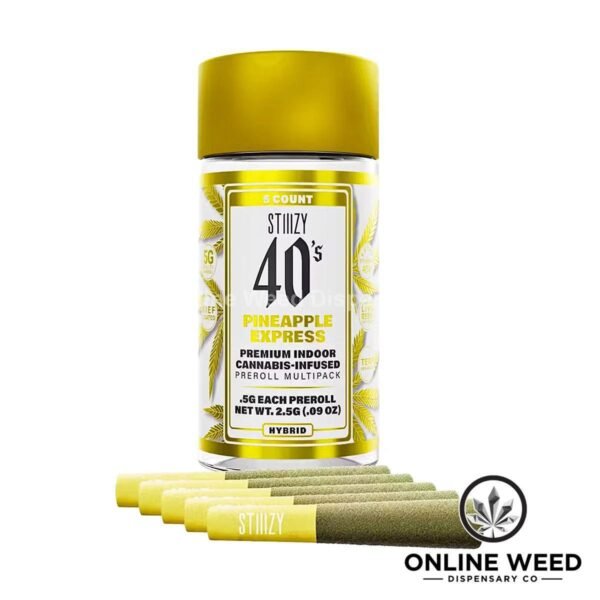 Stiiizy 40’s 2.5g Infused Pre-Rolls – Pineapple Express