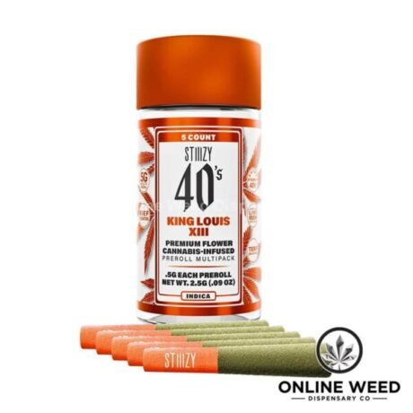 Stiiizy 40’s 2.5g Infused Pre-Rolls – King Louis XIII