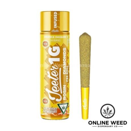 Jeeter 1g Rosin Enhanced Diamonds Pre-Rolled Joint – Orange Daiquiri