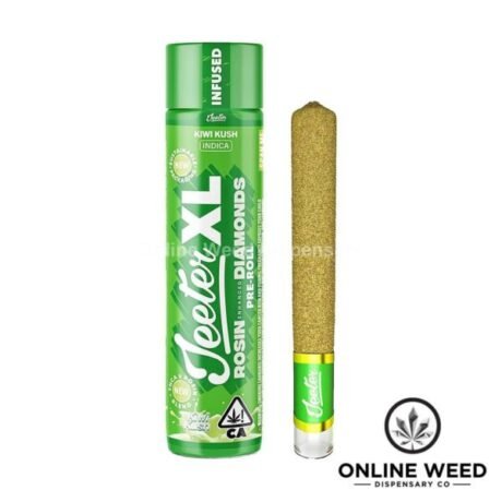 Jeeter XL 2g Rosin Enhanced Diamonds Pre-Rolled Joint – Kiwi Kush
