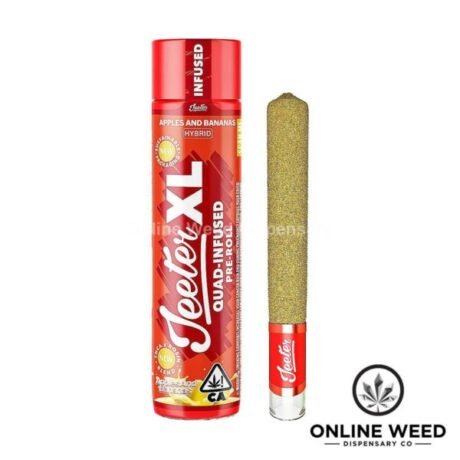 Jeeter XL 2g Rosin Enhanced Diamonds Pre-Rolled Joint – Apple and Bananas