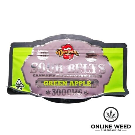 Devour Sour Belts – Sour Apple 3000mg