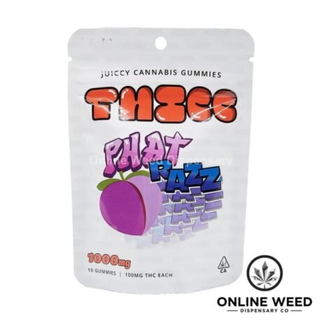 Thicc 1000mg THC Gummies – Phat Razz