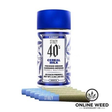 Stiiizy 40’s 2.5g Infused Pre-Rolls – Cereal Milk