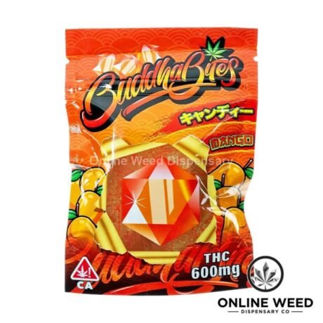 Buddha Bites THC Infused Gummies 600mg – Mango