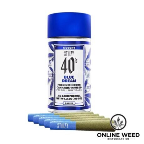 Stiiizy 40’s 2.5g Infused Pre-Rolls – Blue Dream