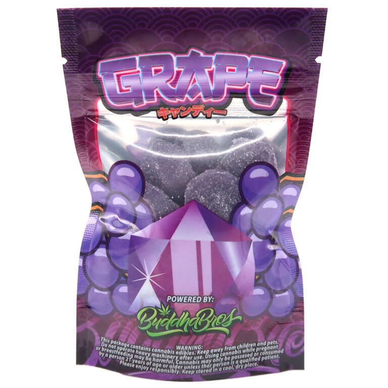 Buddha Bites THC Infused Gummies 600mg – Grape - Image 2