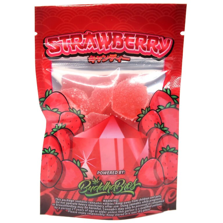 Buddha Bites THC Infused Gummies 600mg – Strawberry - Image 2