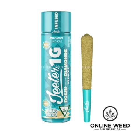 Jeeter 1g Rosin Enhanced Diamonds Pre-Rolled Joint – Milkman