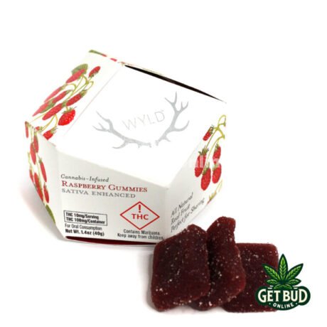 WYLD THC Edibles – Raspberry (Sativa)