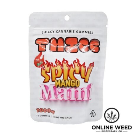 Thicc 1000mg THC Gummies – Spicy Mango Mami