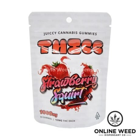 Thicc 1000mg THC Gummies – Strawberry Squirt