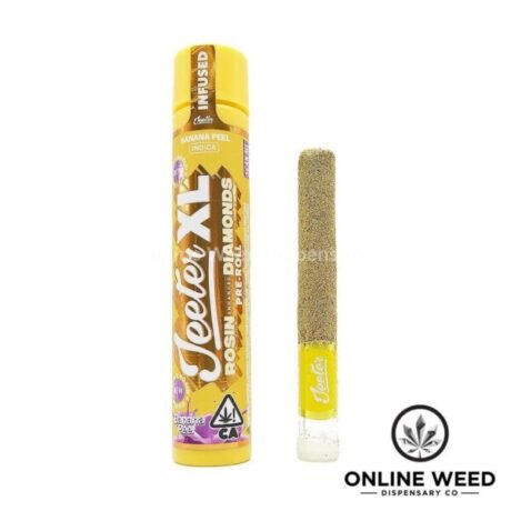 Jeeter XL 2g Rosin Enhanced Diamonds Pre-Rolled Joint – Banana Peel