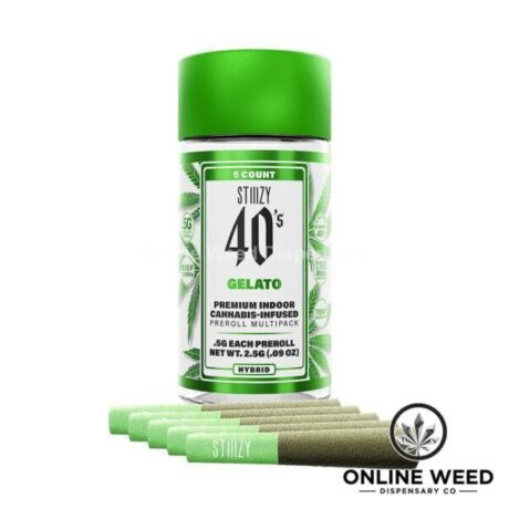 Stiiizy 40’s 2.5g Infused Pre-Rolls – Gelato